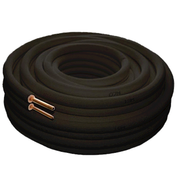 1/4-1/2 CLIMACOPPER.COM - Insul. copper tube- (30m) BLACK